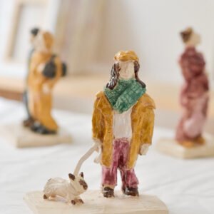 Madame Dessine - La dame et son chien