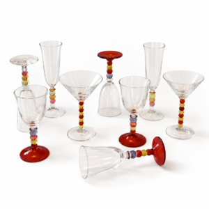 Verres x 9 - Bubble Stem