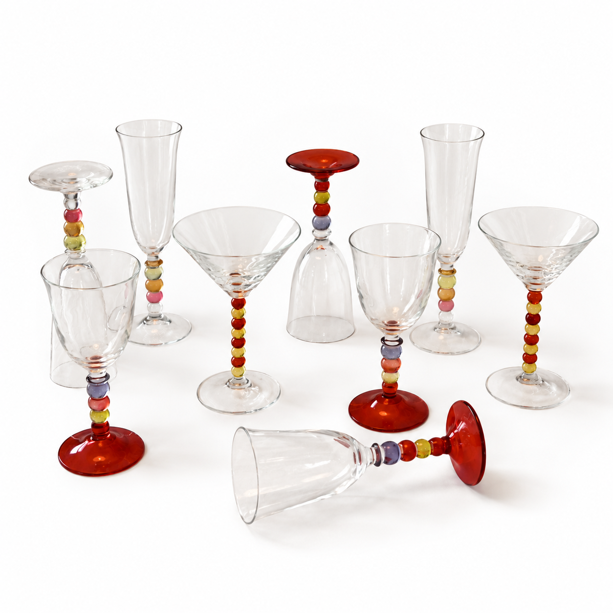 Verres x 9 - Bubble Stem