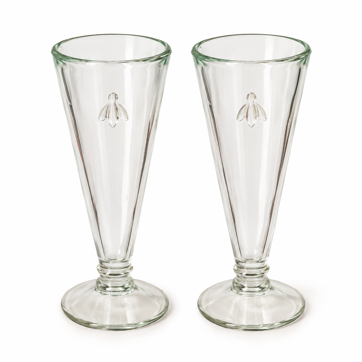 Verres x 2 - Abeilles
